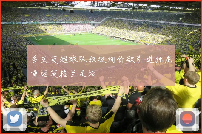 多支英超球队积极询价欲引进托尼重返英格兰足坛